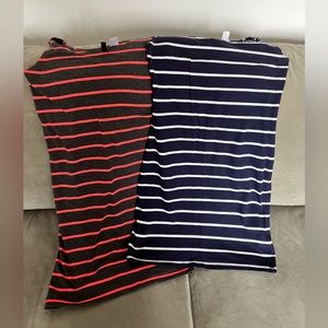 “Summer Sale” 2 stripped mini tank dresses
